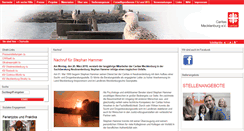 Desktop Screenshot of caritas-mecklenburg.de